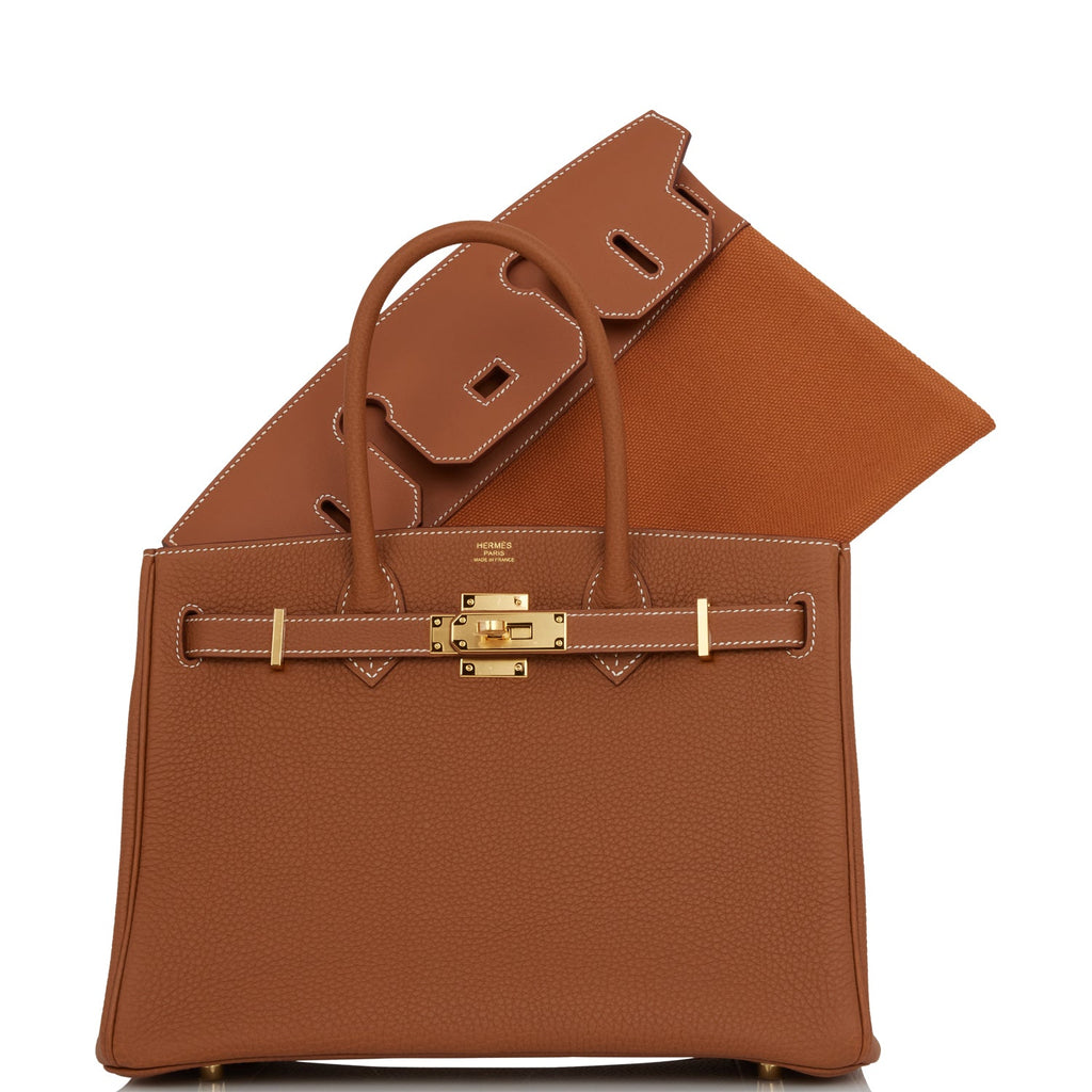Hermes 3 En 1 Birkin 30 Gold Togo and Swift Gold Hardware