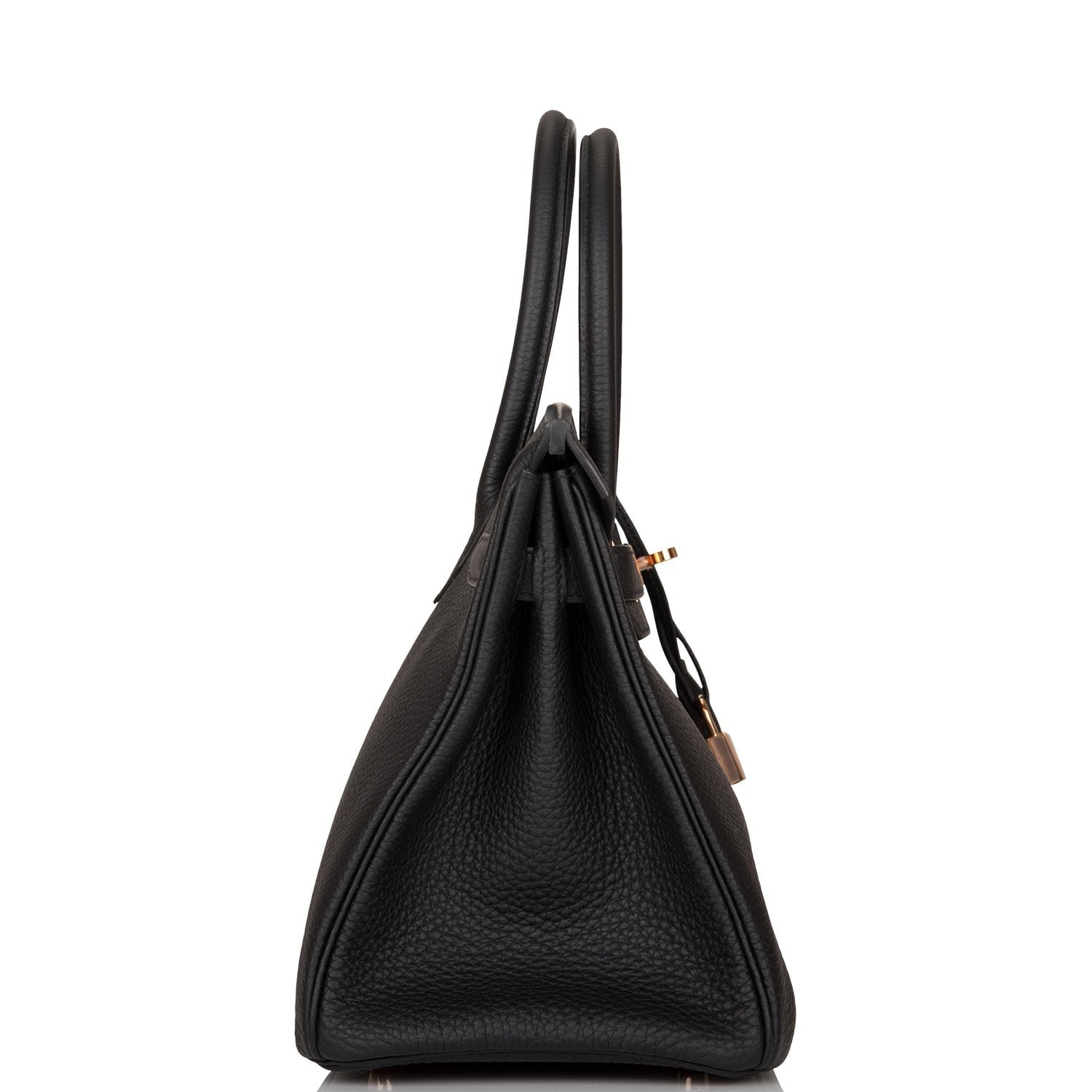 Hermes Birkin 30 Black Togo Rose Gold Hardware