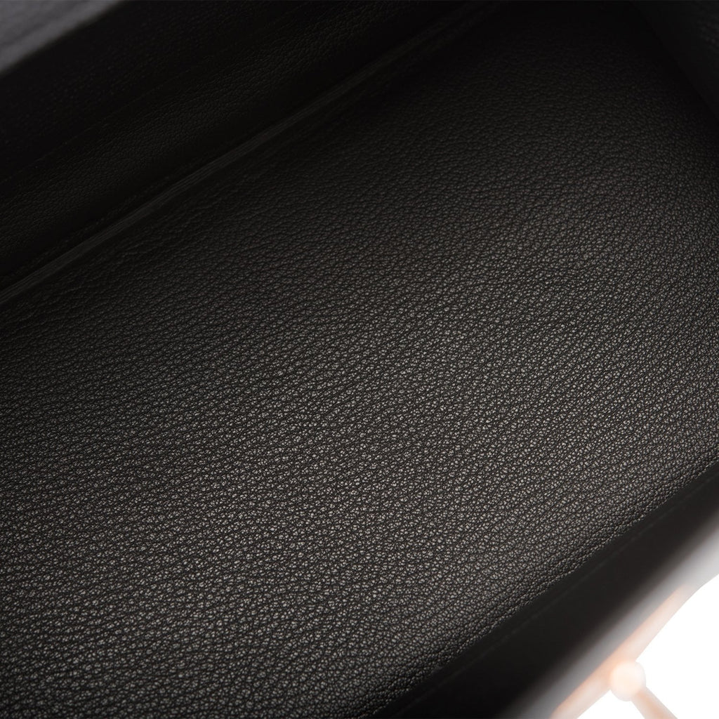 Hermes Birkin 30 Black Togo Rose Gold Hardware