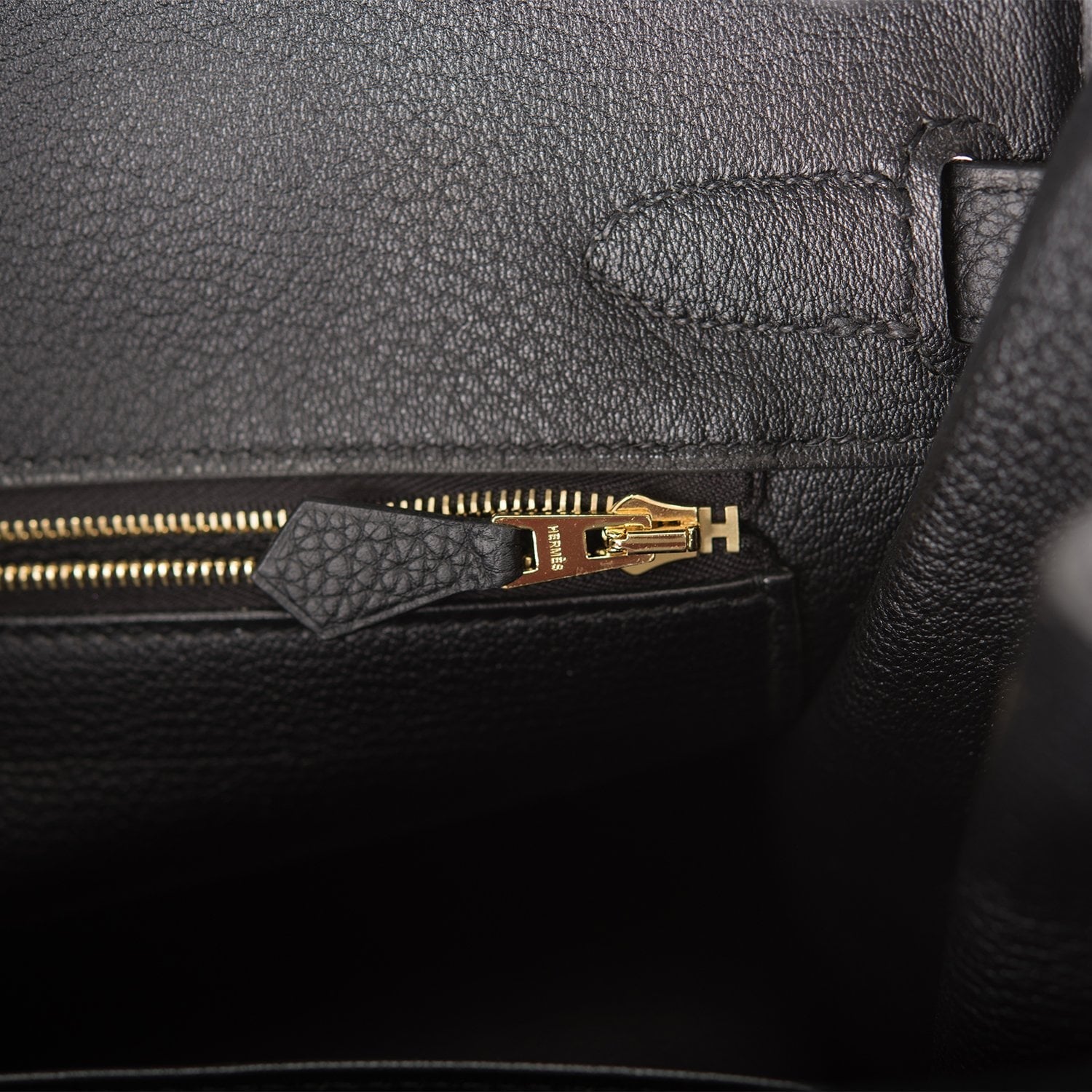 Hermes Birkin 30 Black Togo Rose Gold Hardware