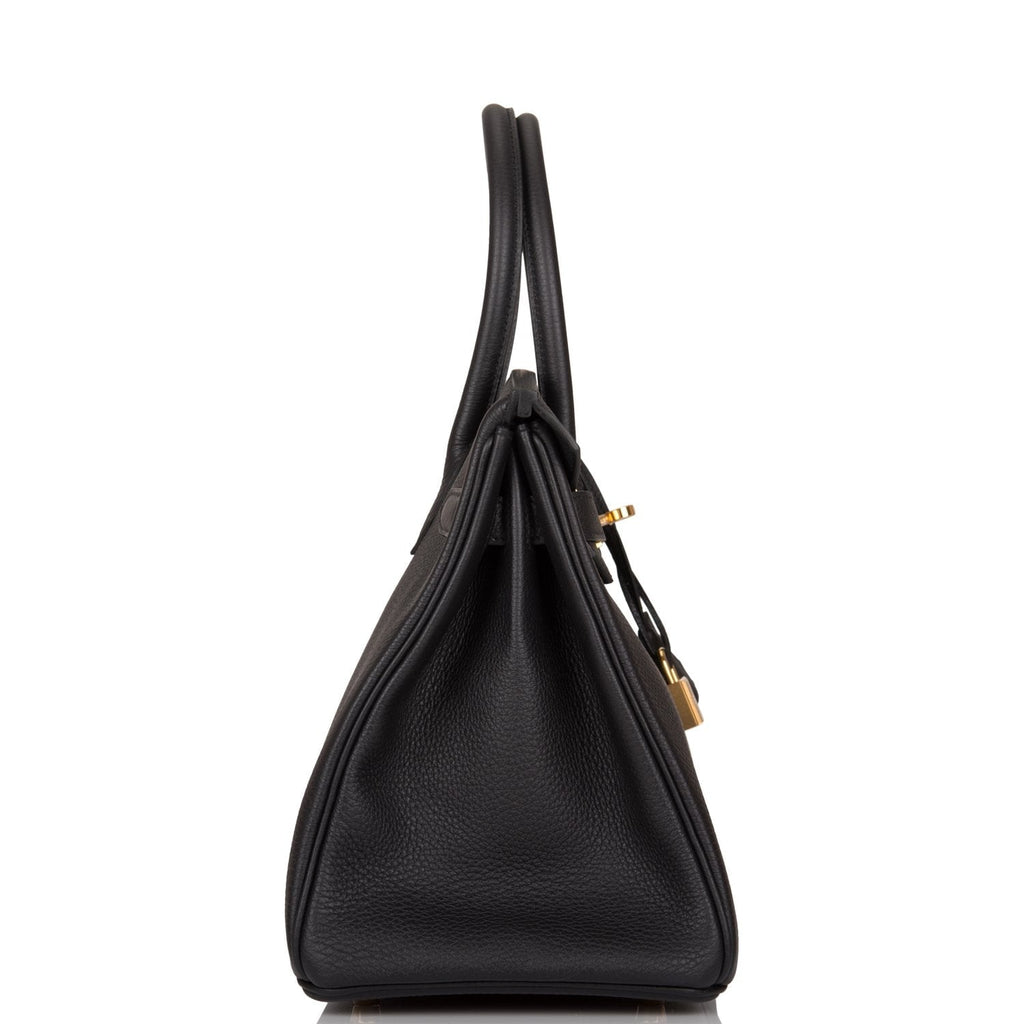 Hermes Birkin 35 Black Togo Gold Hardware
