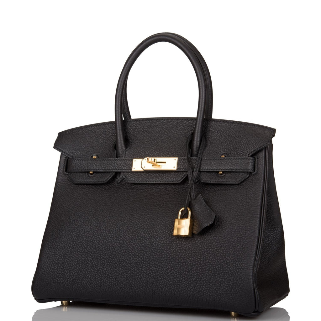 Hermes Birkin 35 Black Togo Gold Hardware