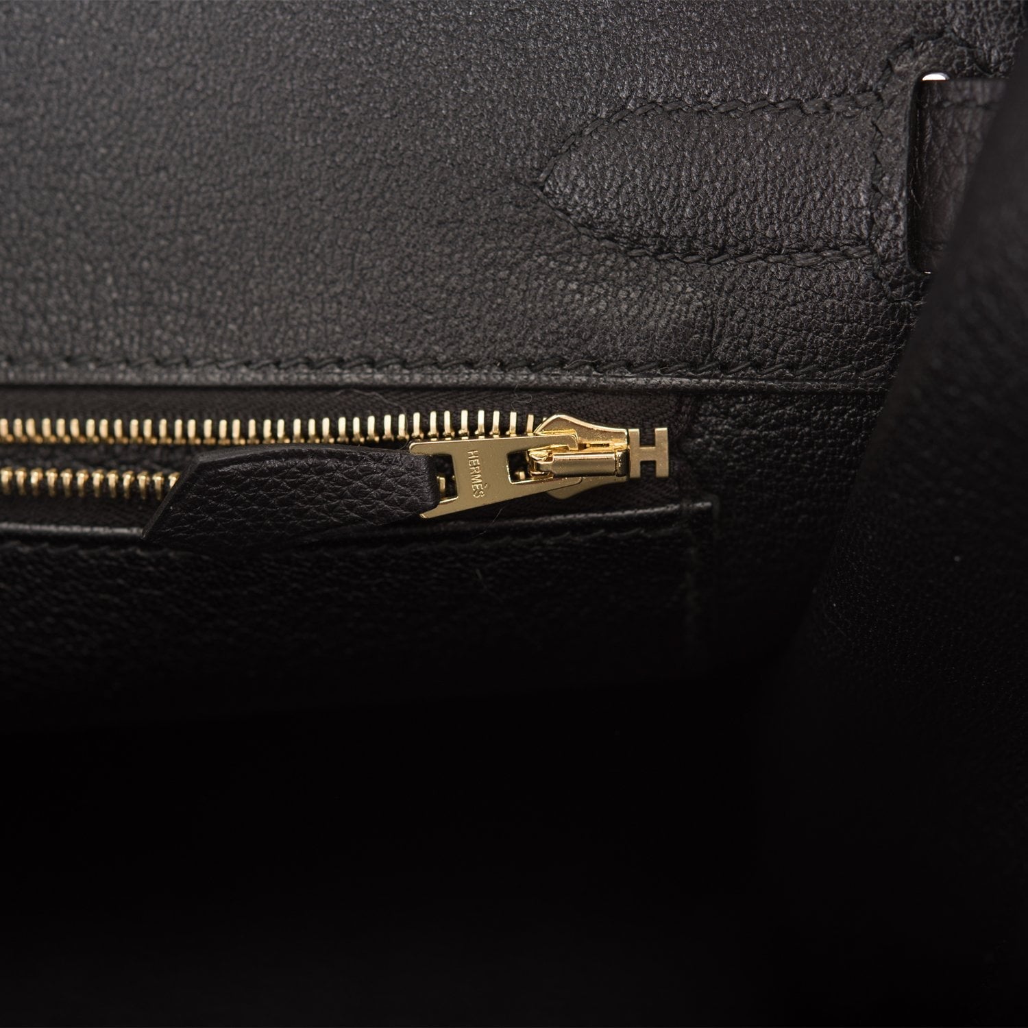Hermes Birkin 35 Black Togo Gold Hardware