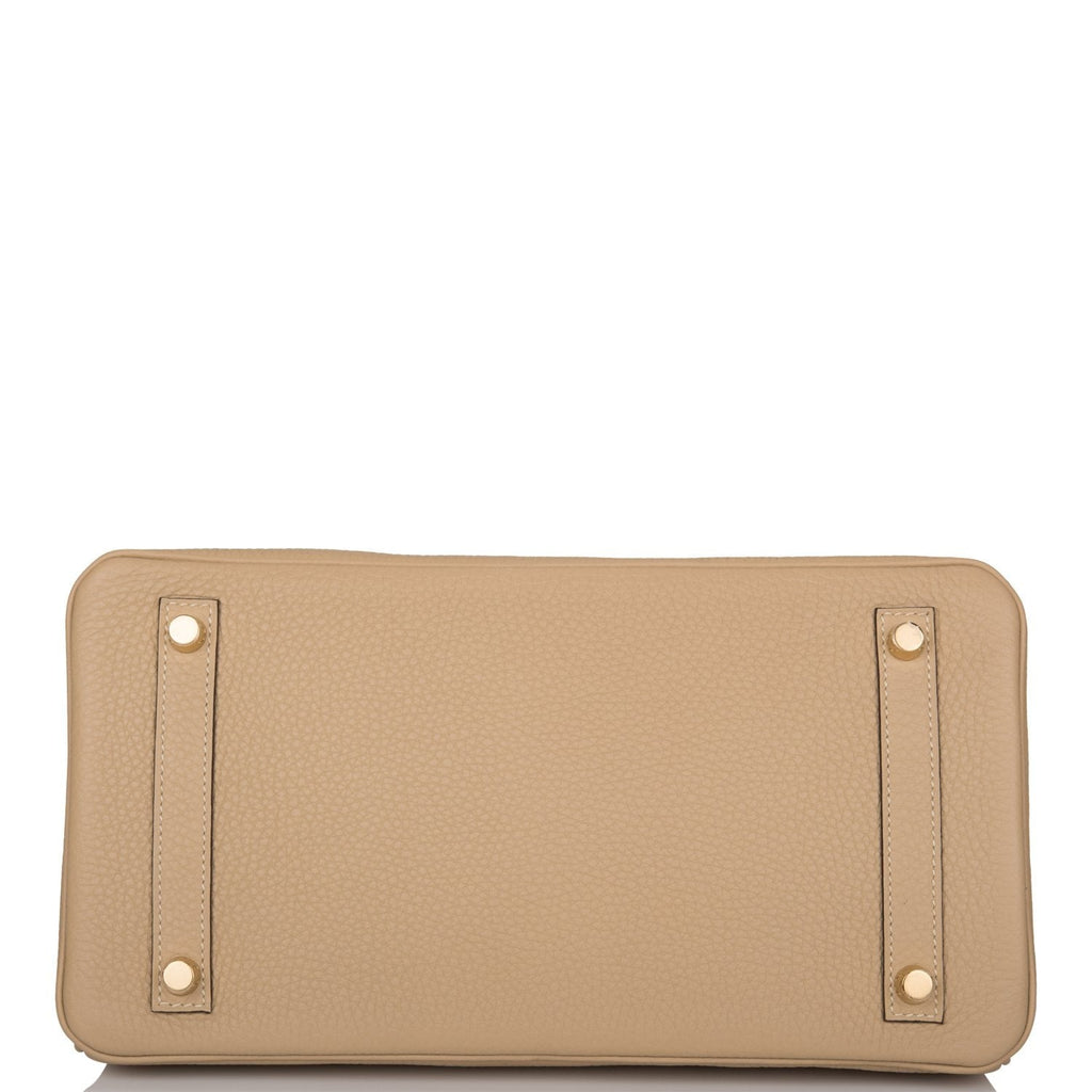 Hermes Birkin 30 Trench Clemence Gold Hardware