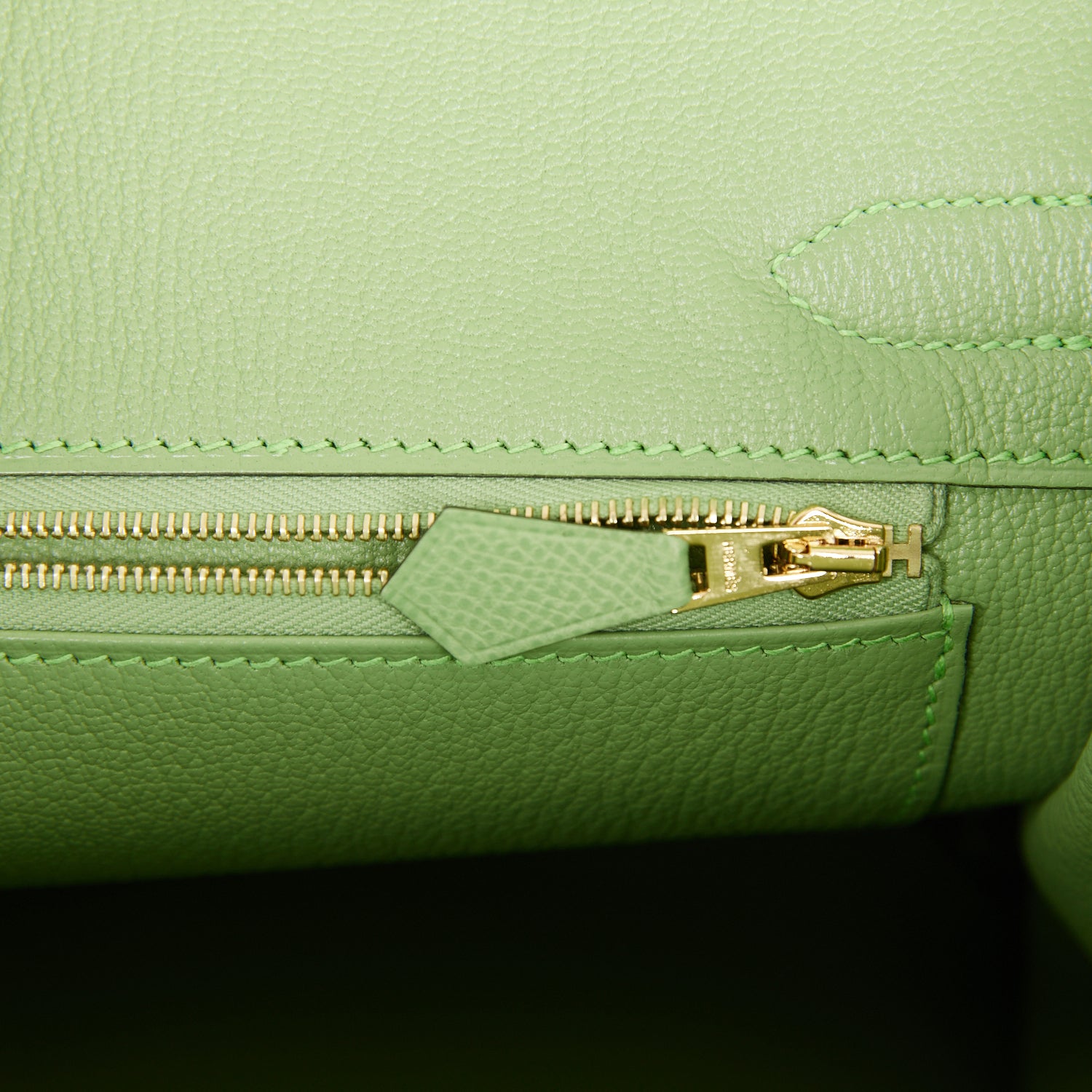 Hermes Birkin 30 Vert Criquet Epsom Gold Hardware