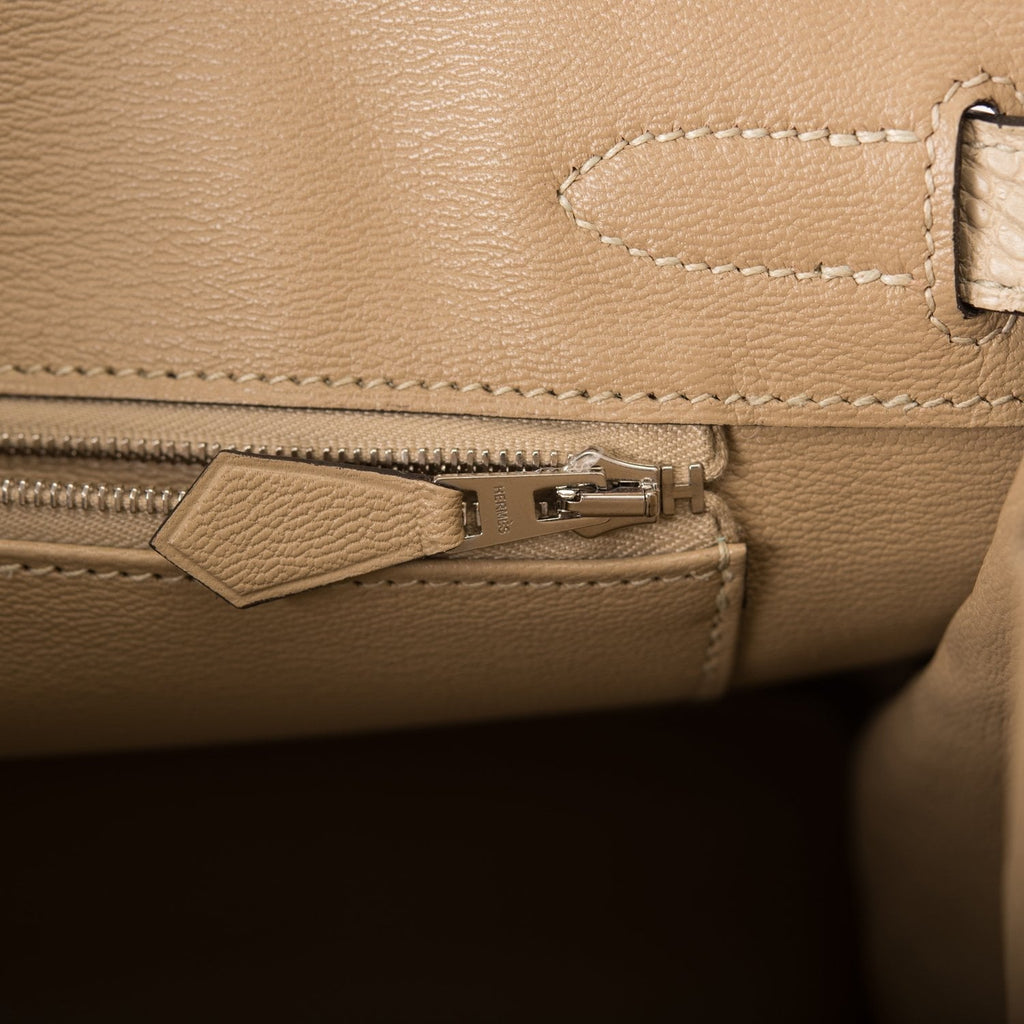 Hermes Trench Matte Alligator Birkin 30cm Palladium Hardware