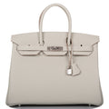 Hermes Birkin 35 Gris Perle Togo Palladium Hardware