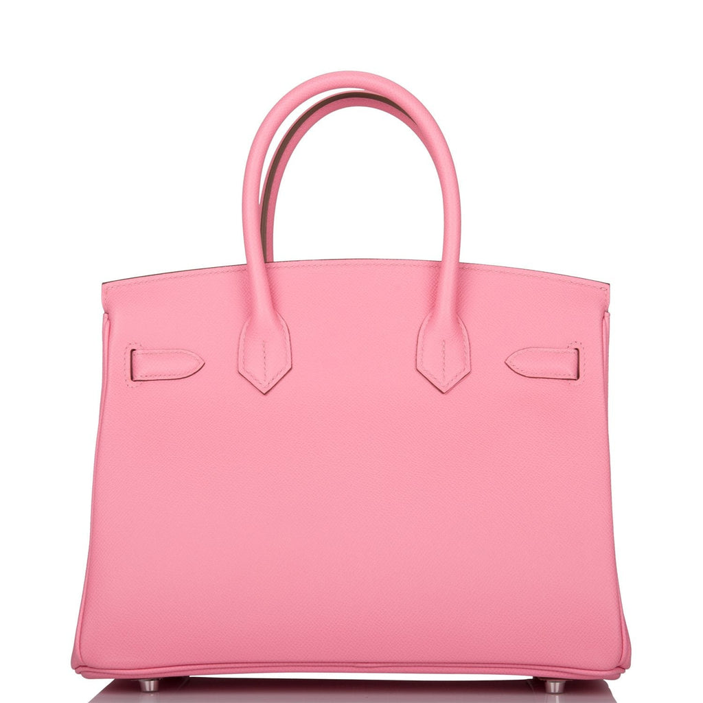 Hermes Birkin 30 Rose Confetti Epsom Palladium Hardware