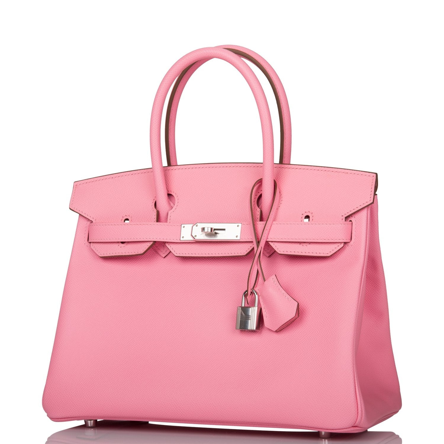 Hermes Birkin 30 Rose Confetti Epsom Palladium Hardware