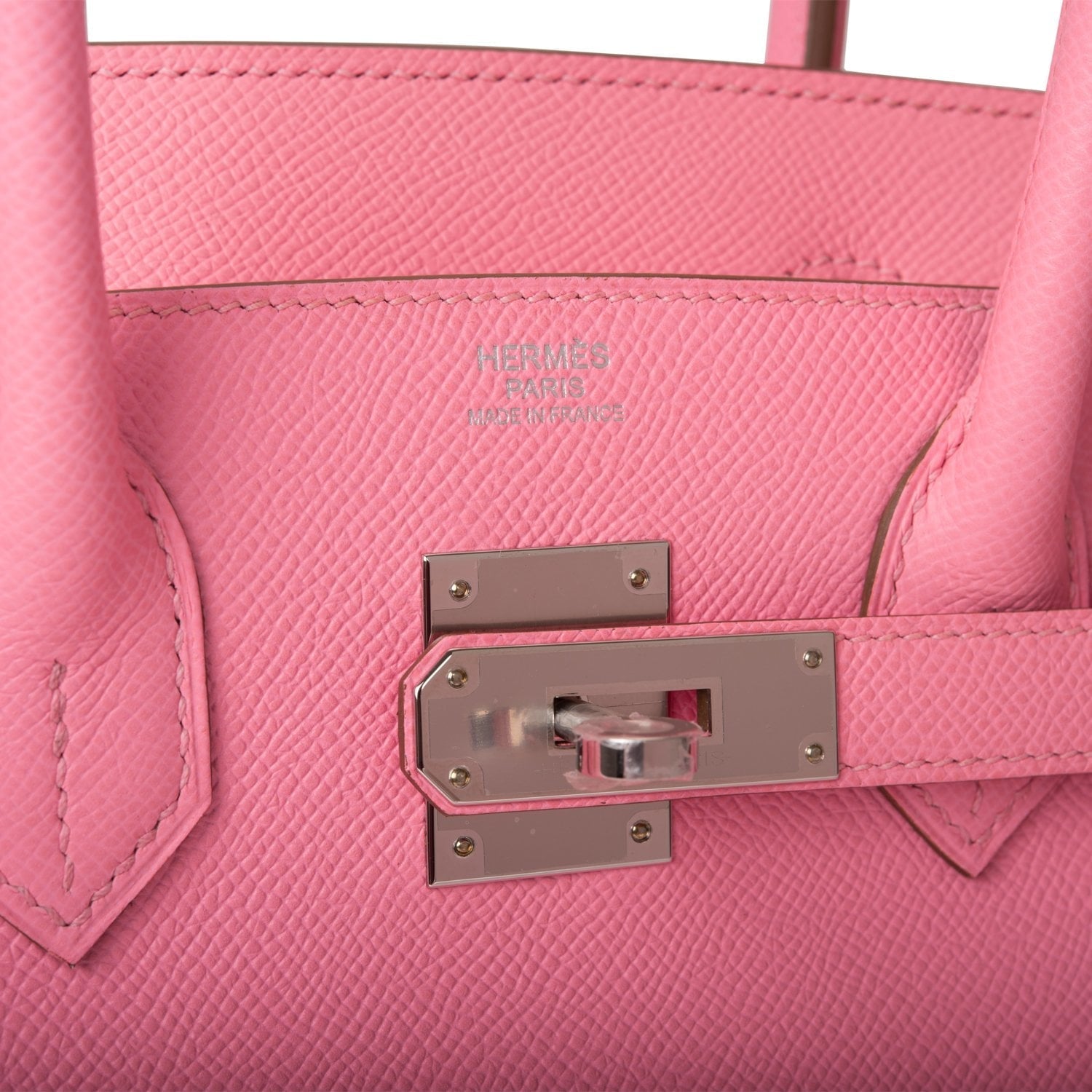 Hermes Birkin 30 Rose Confetti Epsom Palladium Hardware