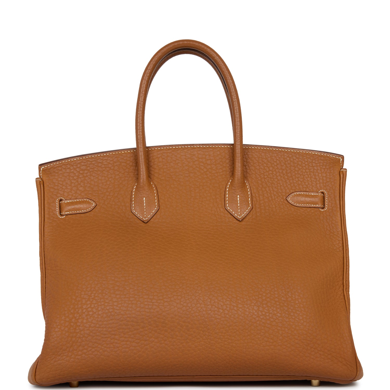 Pre-owned Hermes Birkin 35 Gold Togo Gold Hardware