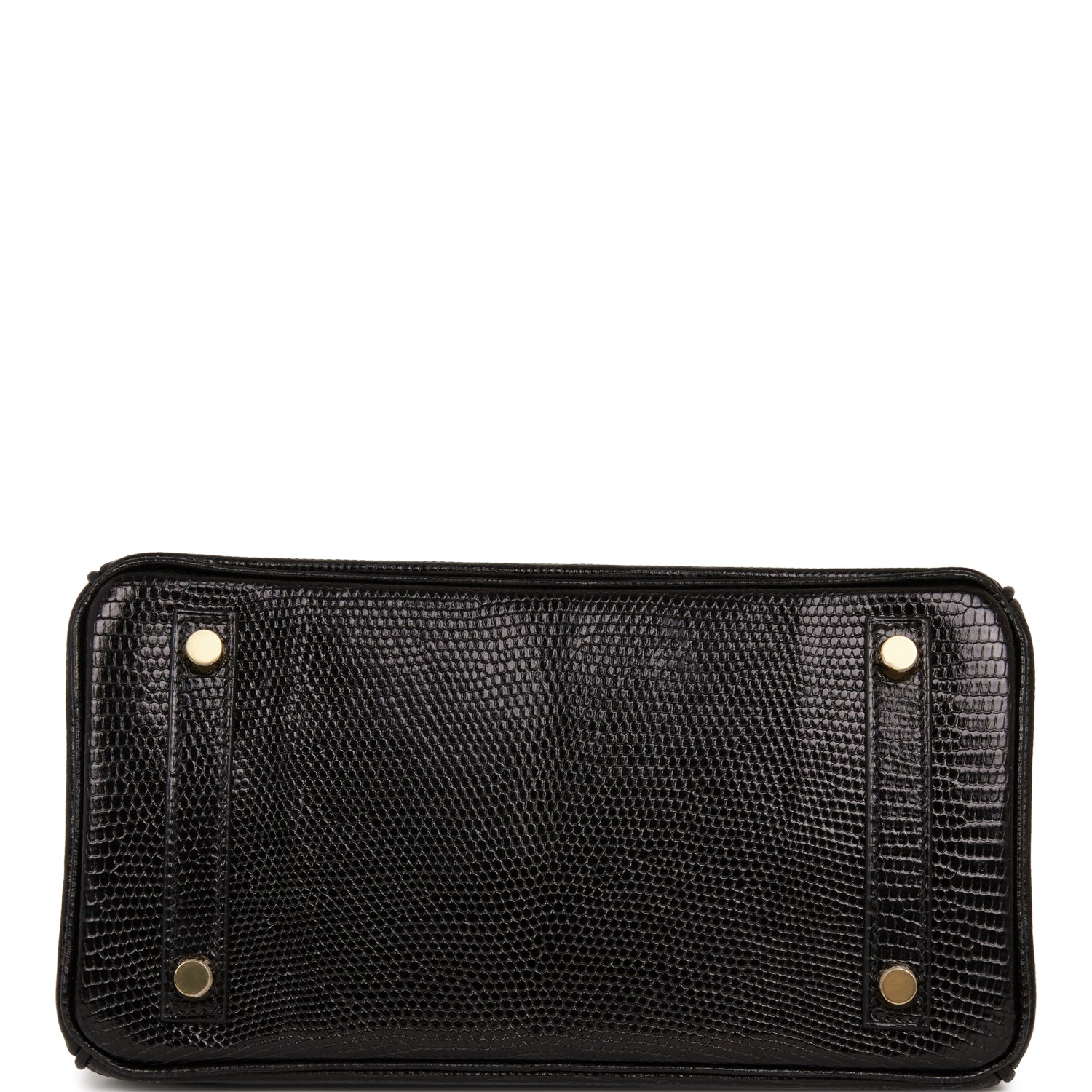 Hermes Birkin 25 Black Lizard Gold Hardware