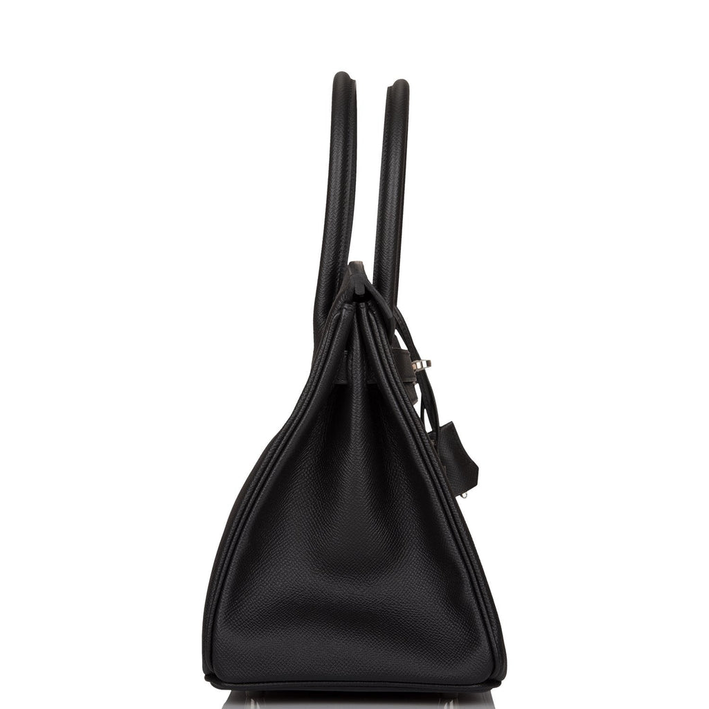 Hermes Birkin 30 Black Epsom Palladium Hardware