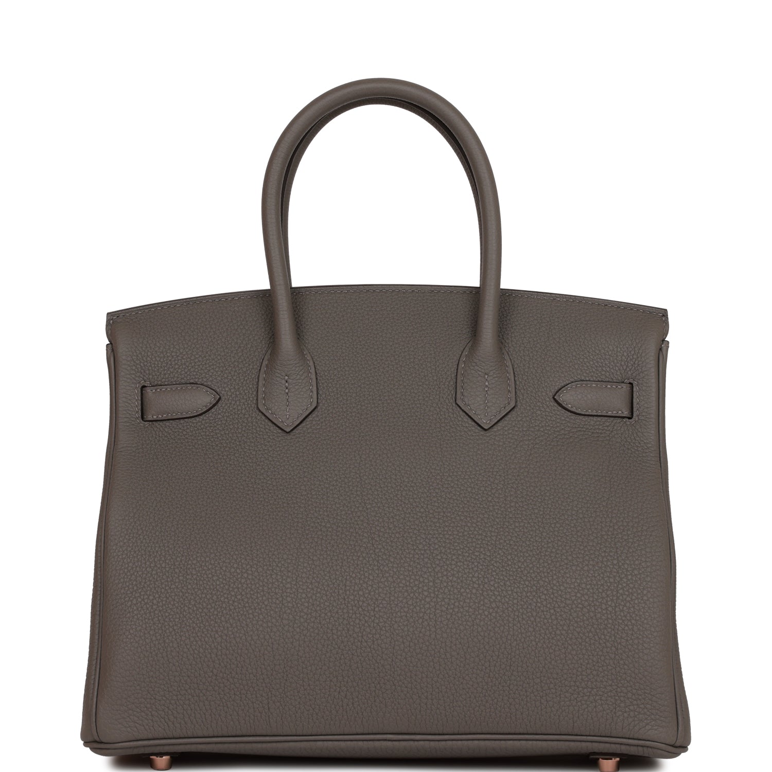 Hermes Birkin 30 Gris Meyer Togo Rose Gold Hardware