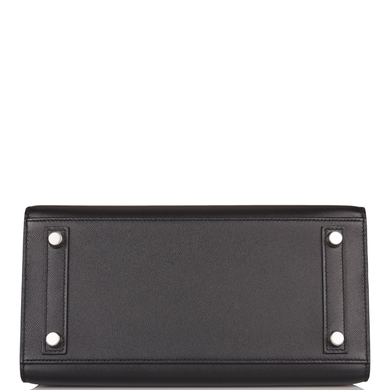 Hermes Birkin Sellier 25 Black Veau Madame Palladium Hardware