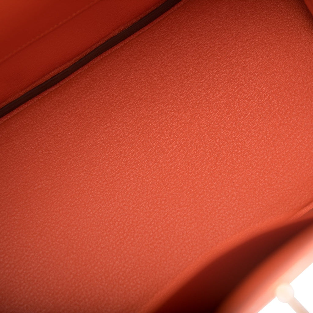 Hermes Birkin 30 Feu Clemence Gold Hardware