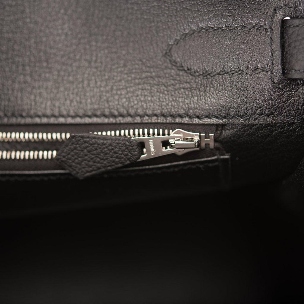 Hermes Black Togo Birkin 30cm Palladium Hardware