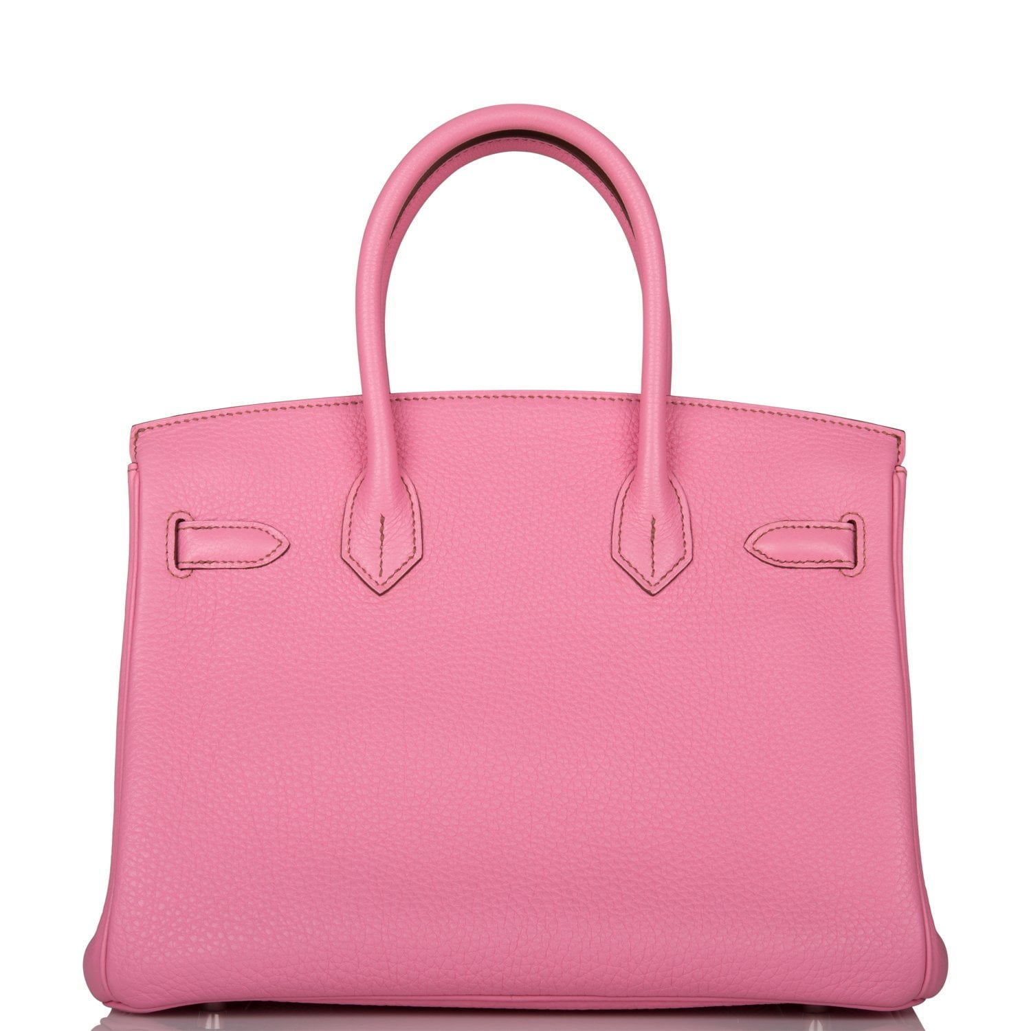 Pre-owned Hermes Birkin 30 Bubblegum Togo Palladium Hardware