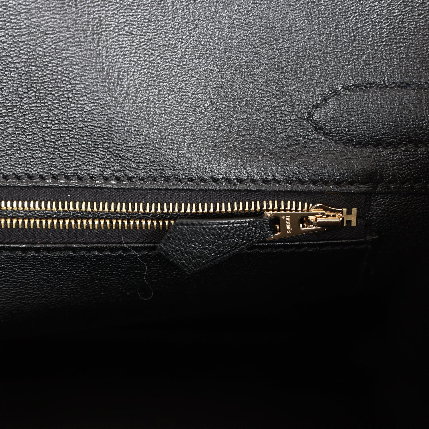 Hermes Birkin 30 Black Matte Alligator Gold Hardware