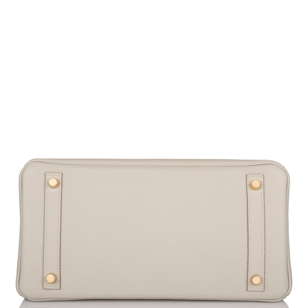Hermes Birkin 30 Gris Perle Togo Gold Hardware