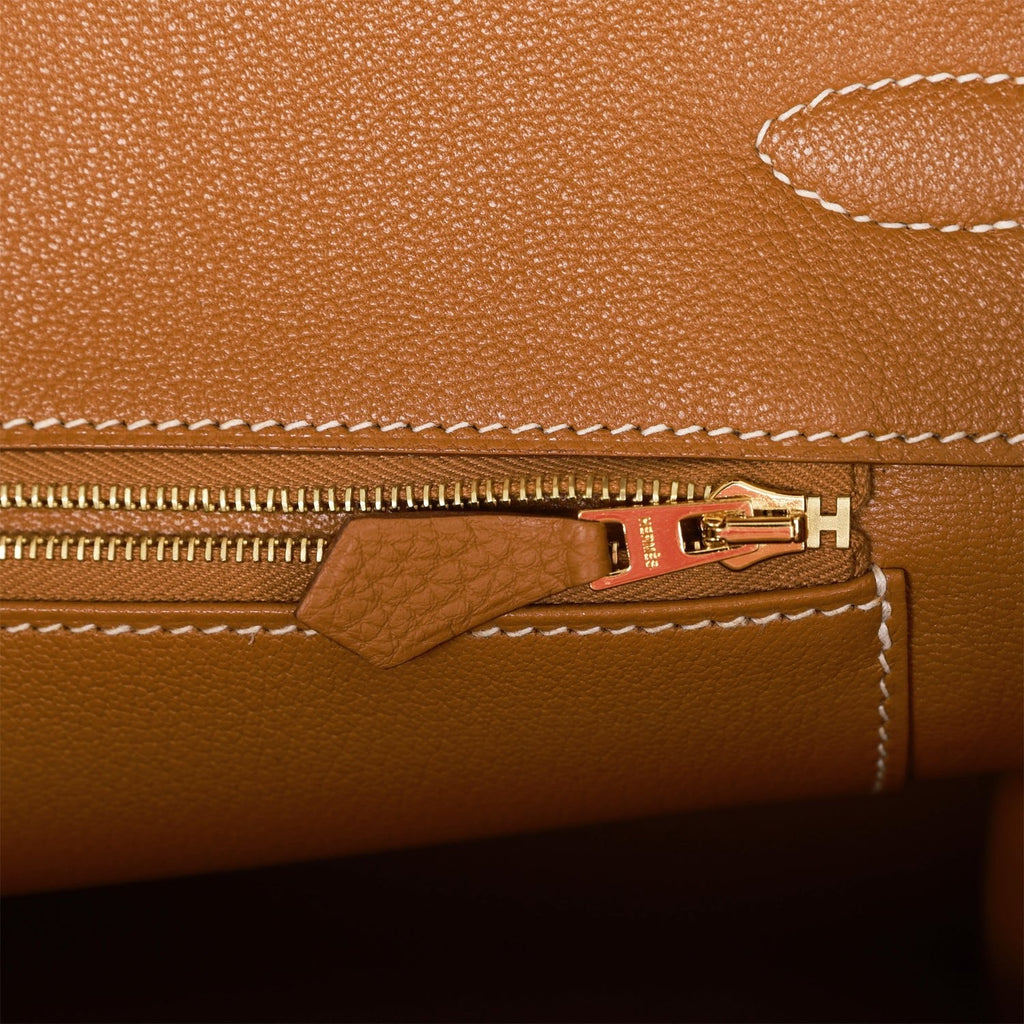Hermes Birkin 35 Gold Togo Gold Hardware