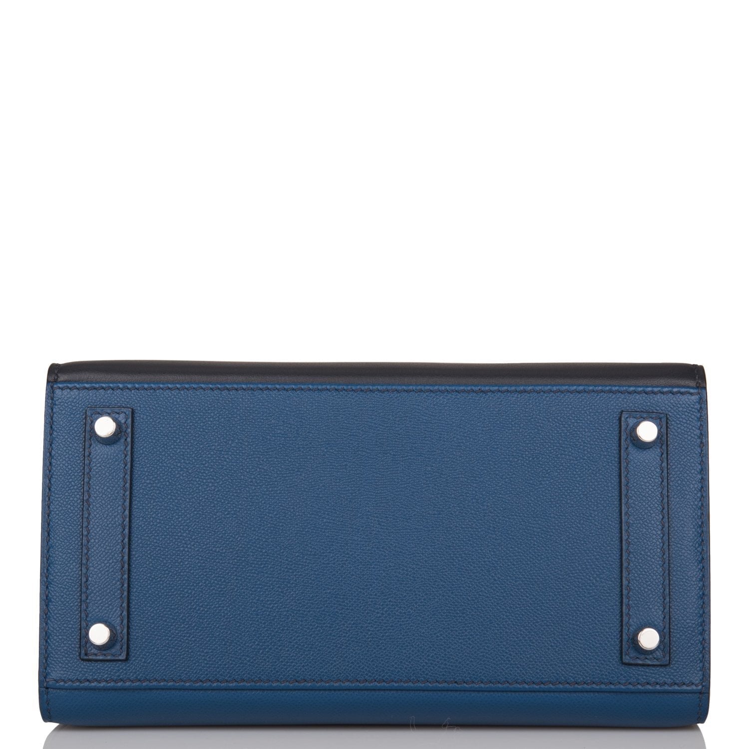 Hermes Night Sac Faubourg Birkin 20 Bleu Marine Matte Alligator Palladium Hardware