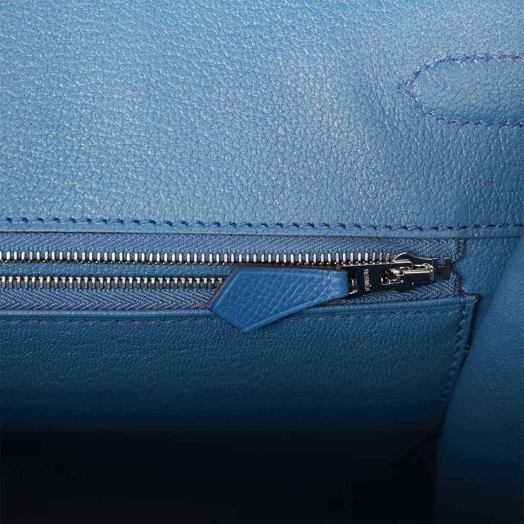 Hermes "Sunset" Birkin Sellier 35 Rainbow Epsom Palladium Hardware - Deposit for AT