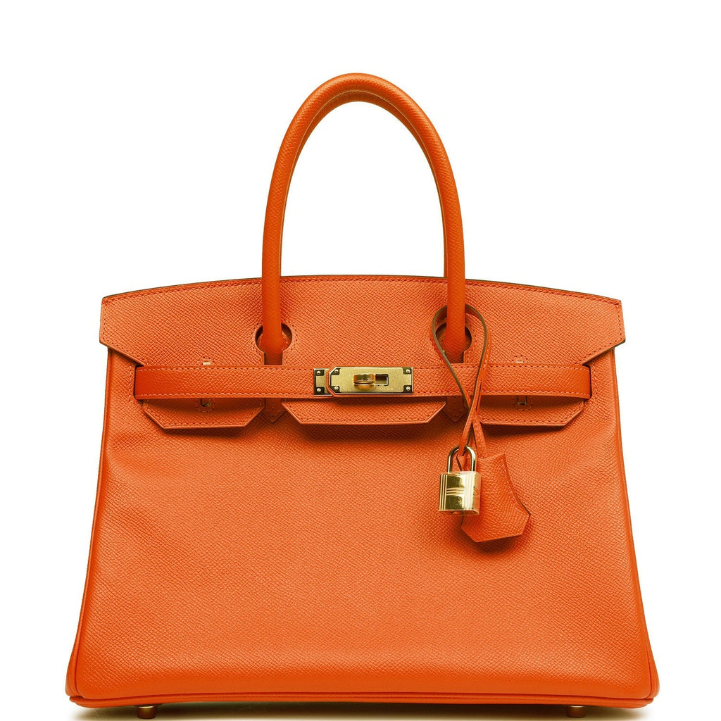 Hermes Birkin 30 Feu Epsom Gold Hardware - Payment 1 for KI