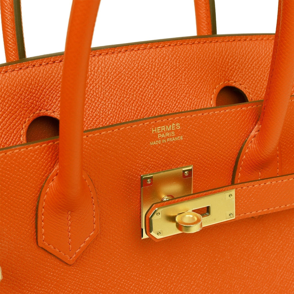 Hermes Birkin 30 Feu Epsom Gold Hardware - Payment 2 for KI