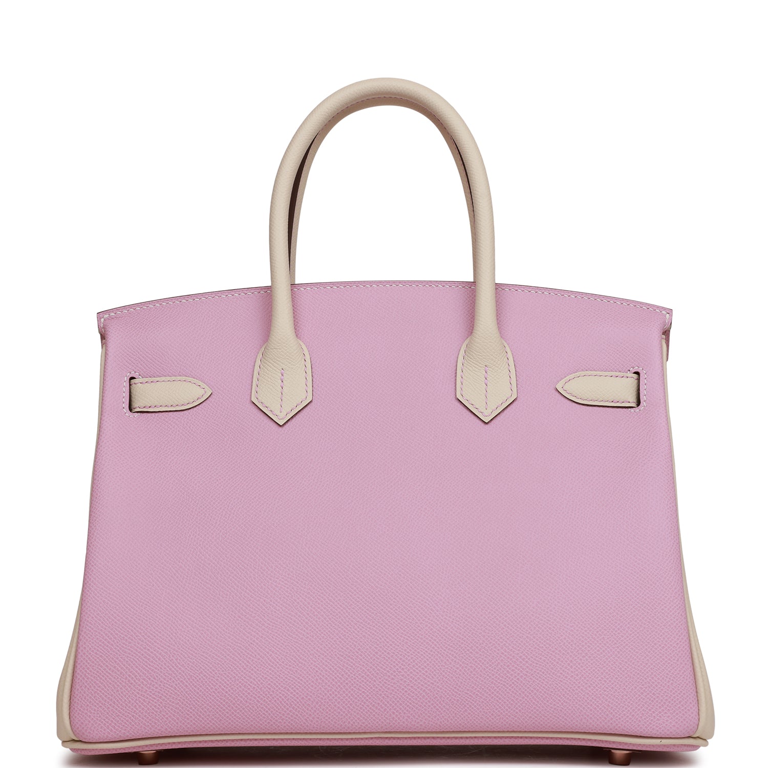 Hermes Birkin 30 Mauve Sylvestre and Craie Epsom Rose Gold Hardware