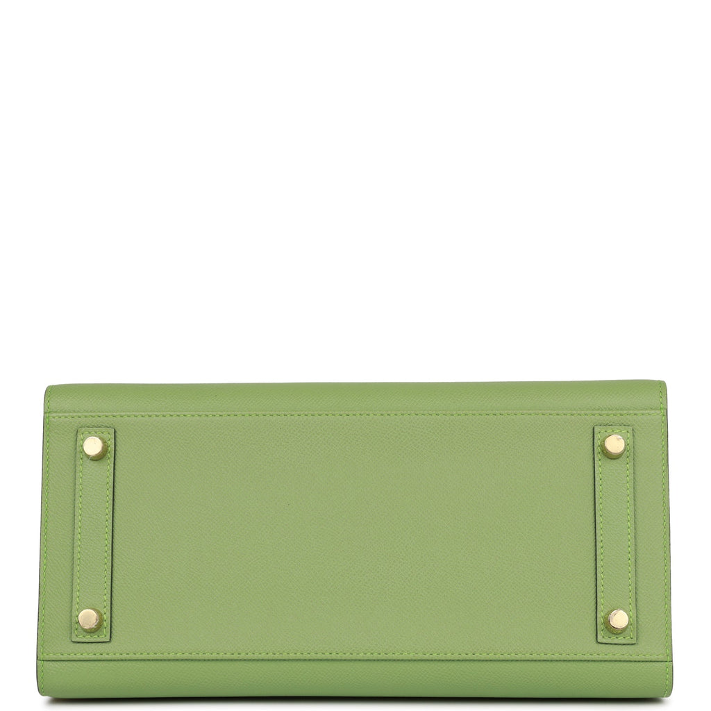 Hermes Birkin Sellier 30 Vert Criquet Epsom Gold Hardware