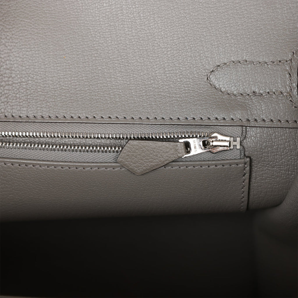Hermes Birkin 30 Gris Meyer Togo Palladium Hardware