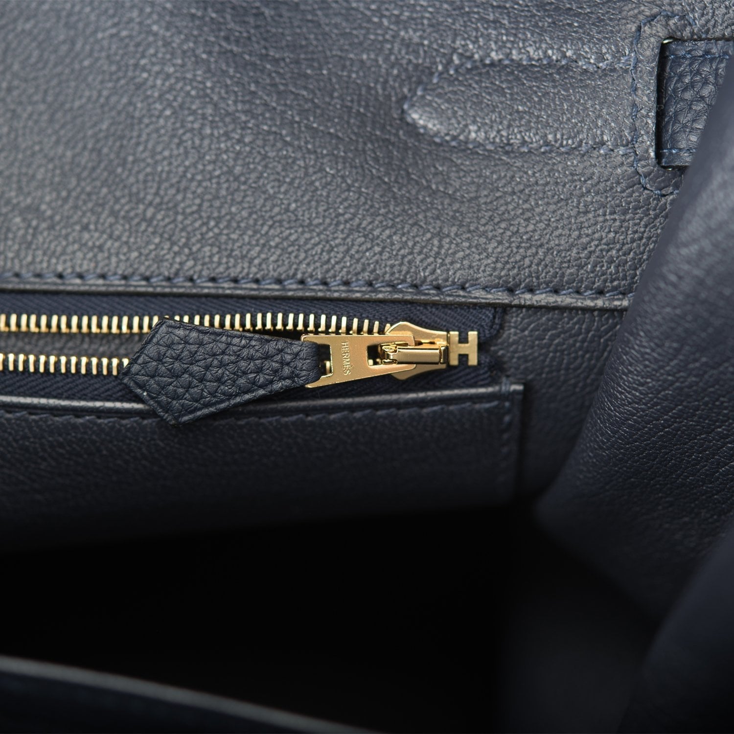 Hermes Bleu Nuit Togo Birkin 35cm Gold Hardware