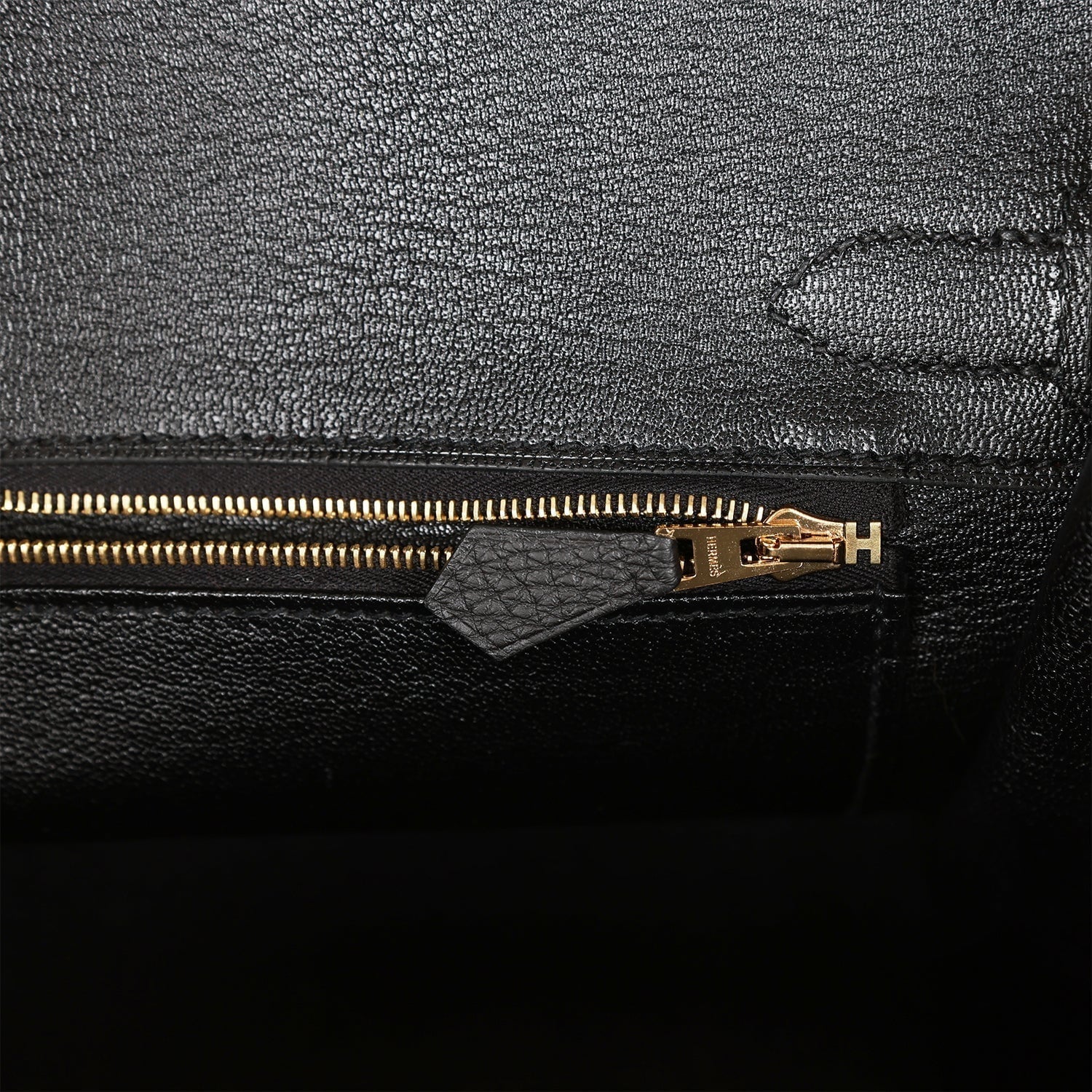 Pre-owned Hermes Birkin 30 Black Togo Rose Gold Hardware