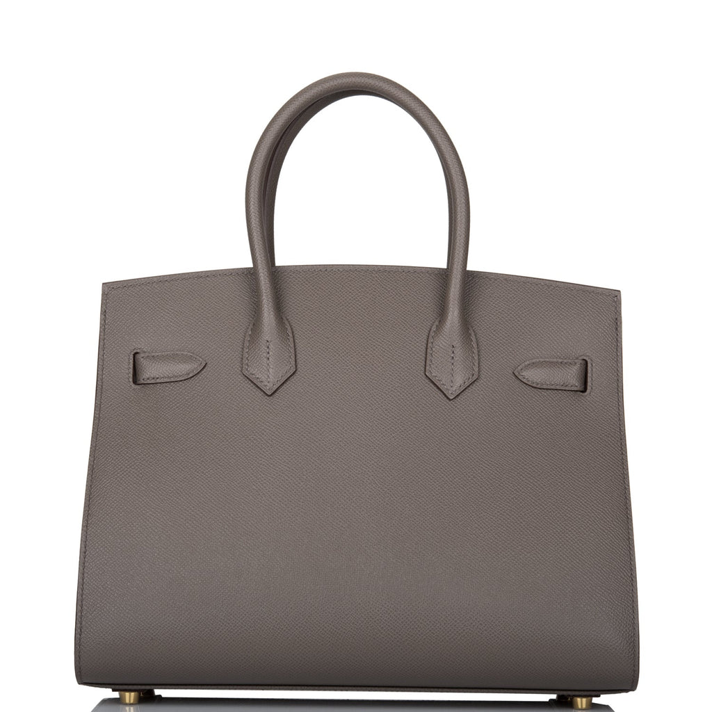Hermes Birkin Sellier 30 Etain Epsom Gold Hardware