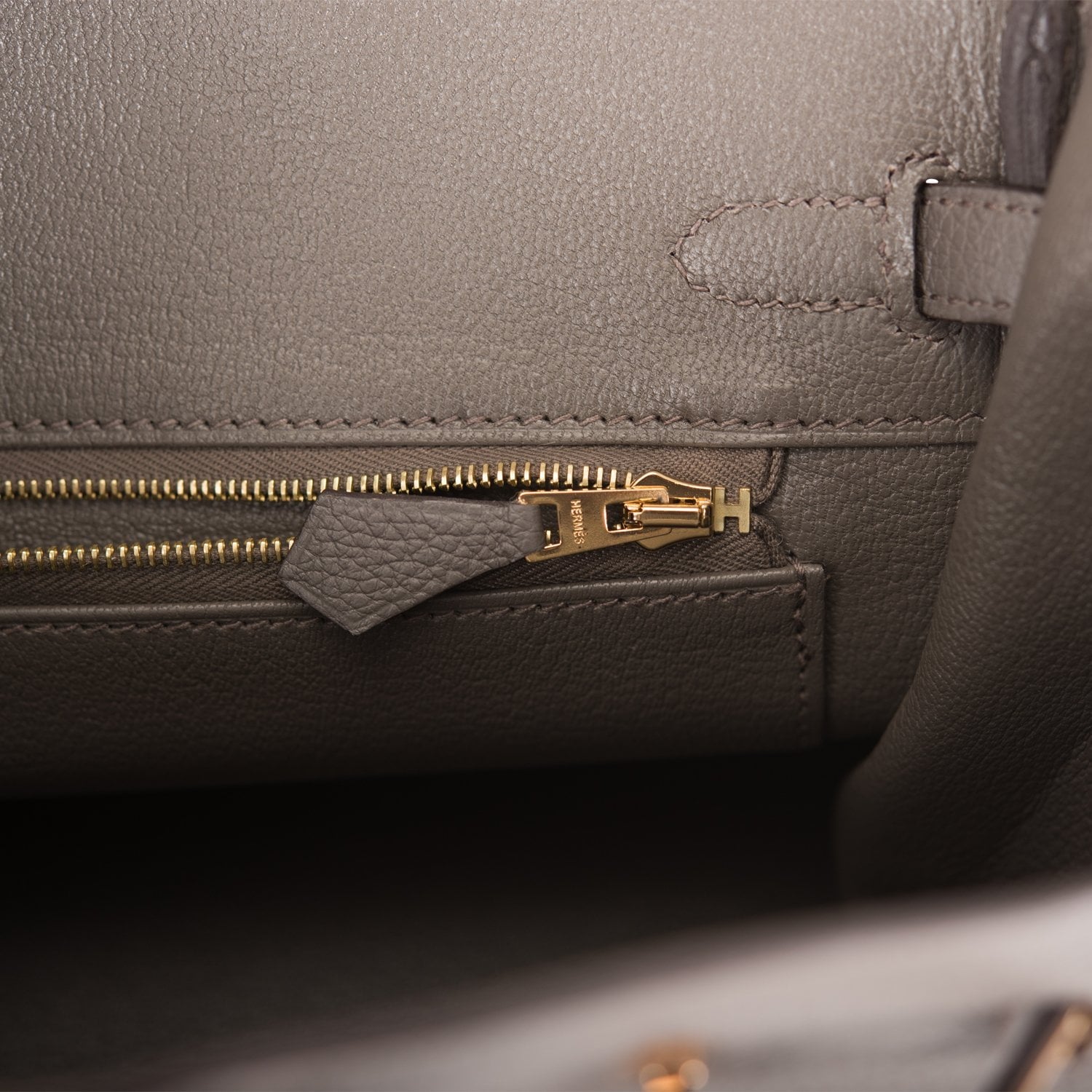 Hermes Birkin 25 Etain Togo Rose Gold Hardware