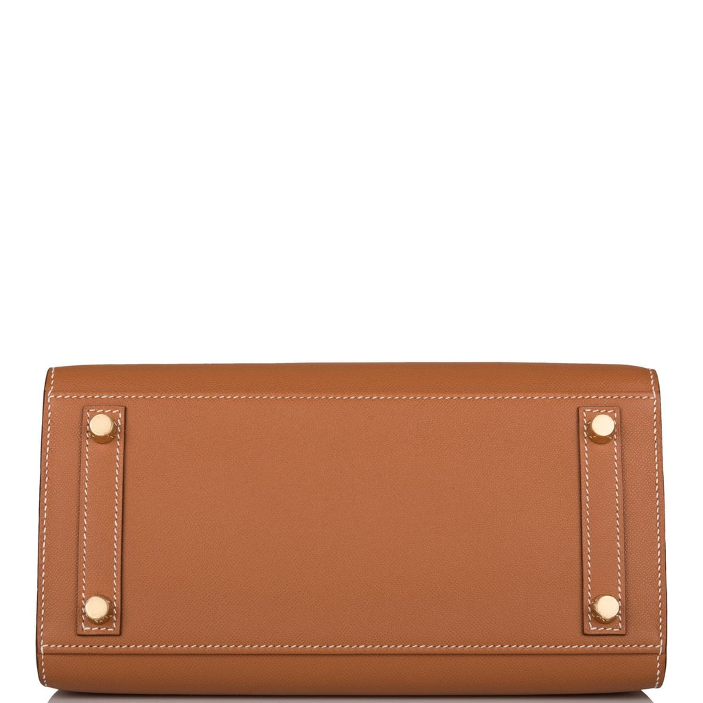 Hermes Birkin Sellier 25 Gold Veau Madame Gold Hardware