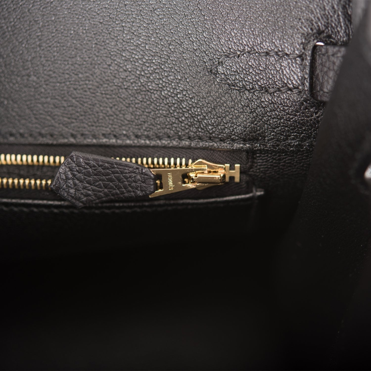 Hermes Birkin 25 Black Togo Rose Gold Hardware