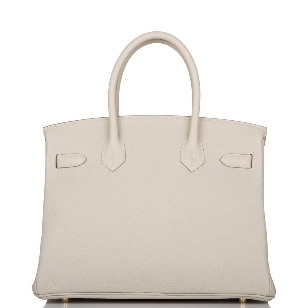 Hermes Birkin 30 Gris Perle Togo Gold Hardware