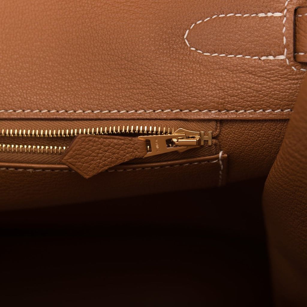 Hermes Birkin 35 Gold Togo Gold Hardware