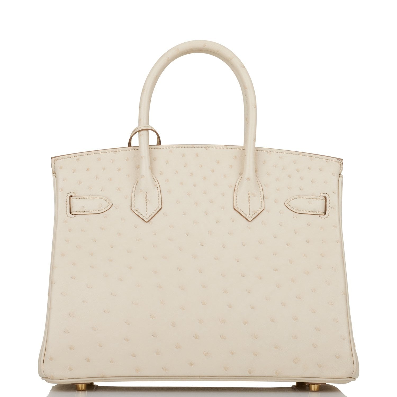 Hermes Birkin 30 Beton Ostrich Gold Hardware