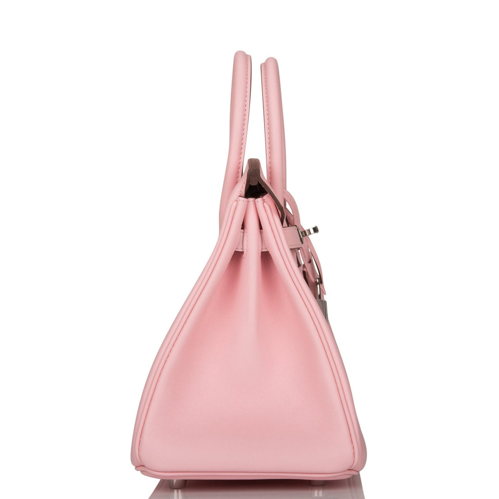 Hermes Birkin 25 Rose Sakura Swift Palladium Hardware