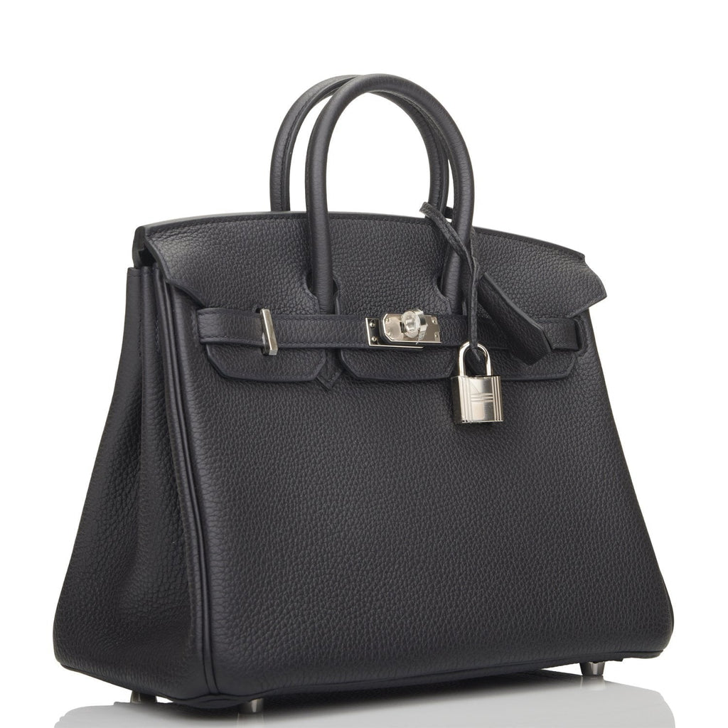 Hermes Birkin 25 Black Togo Palladium Hardware