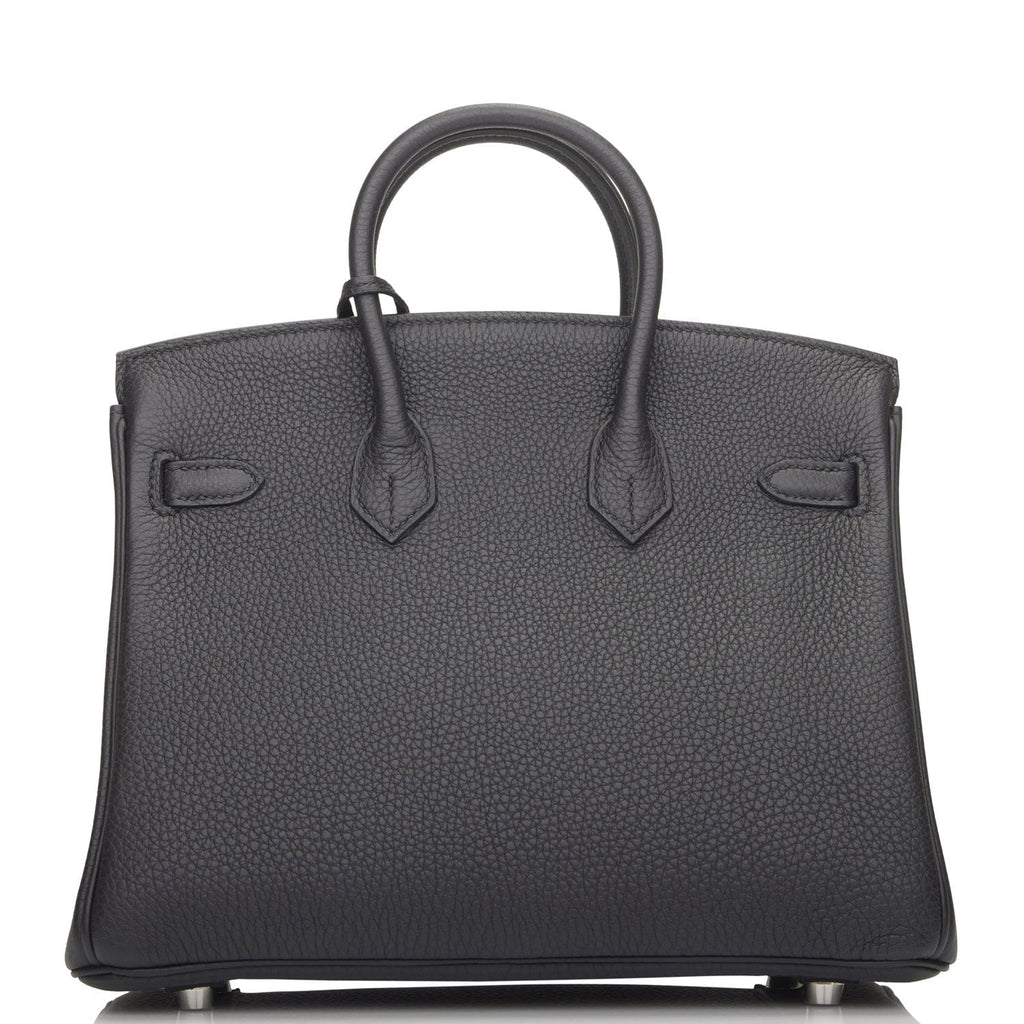 Hermes Birkin 25 Black Togo Palladium Hardware