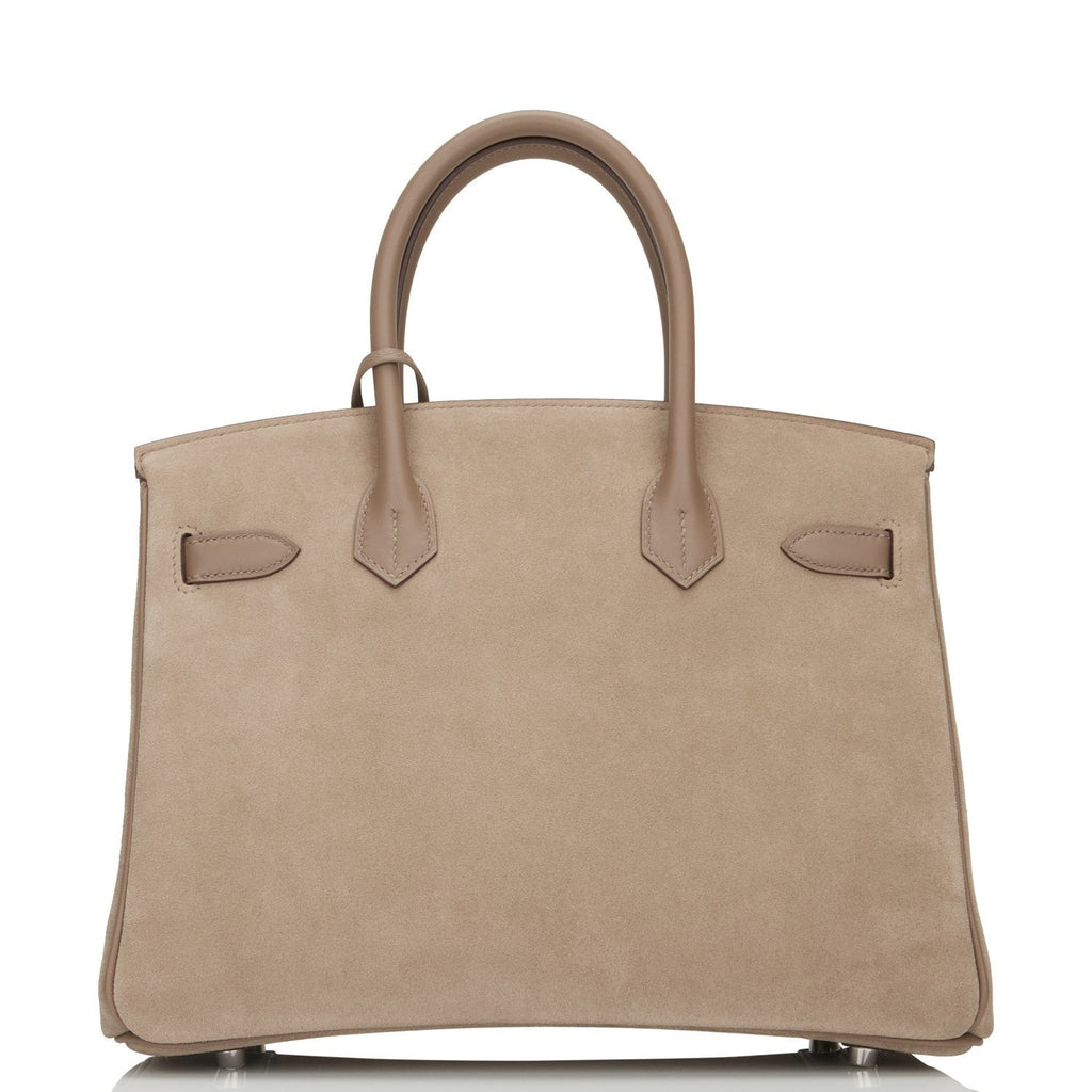 Hermes Birkin 30 Gris Caillou Grizzly and Swift Palladium Hardware