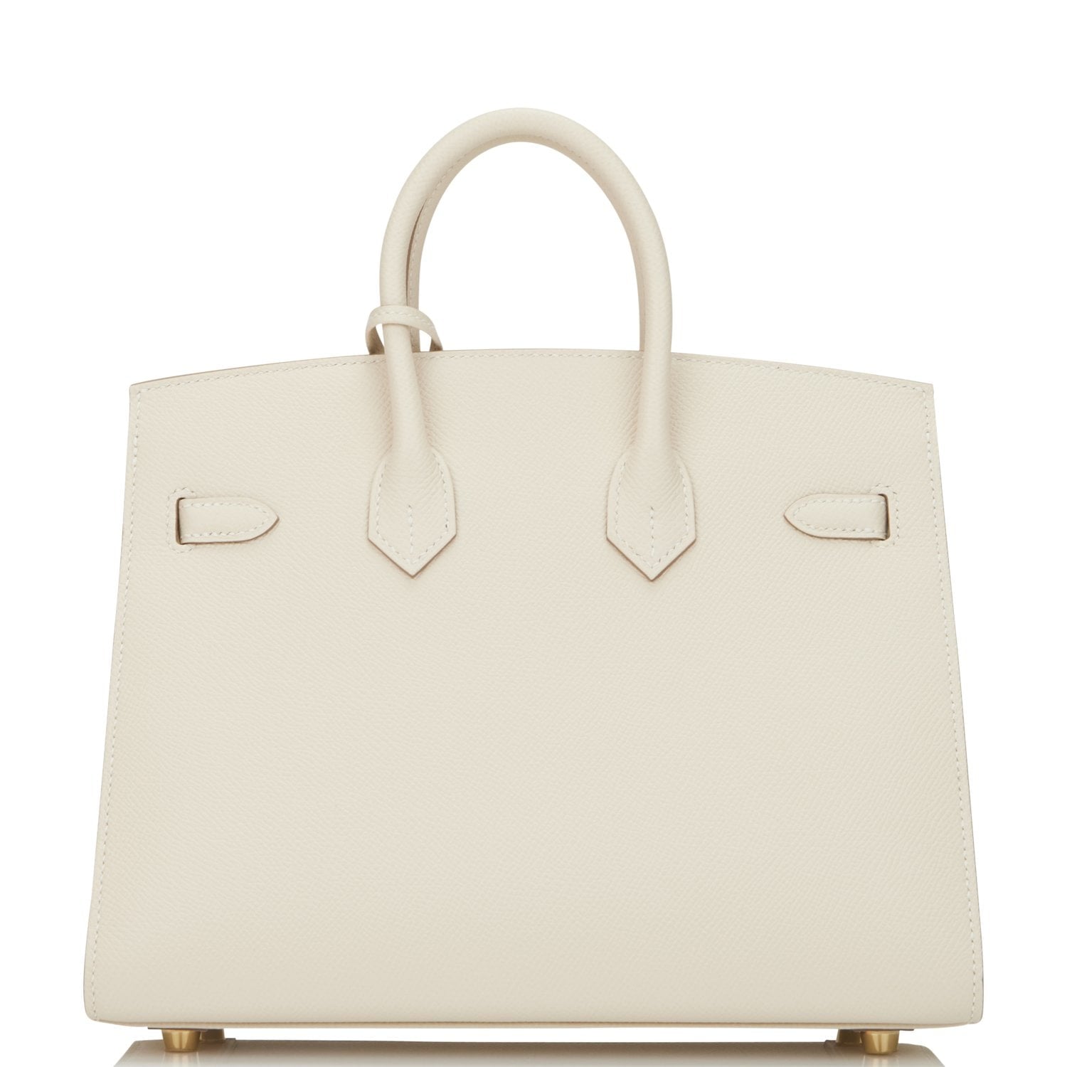 Hermes Birkin Sellier 25 Craie Epsom Gold Hardware