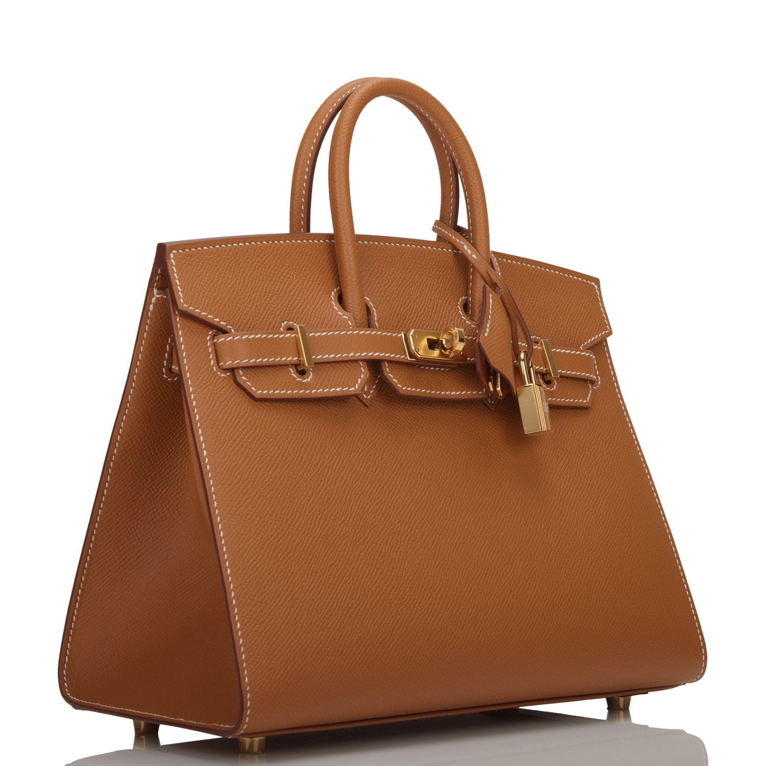 Hermes Birkin Sellier 25 Gold Epsom Gold Hardware