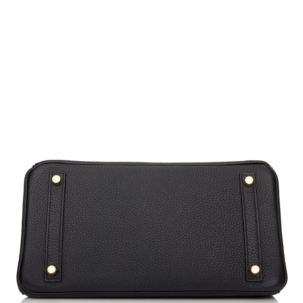 Hermes Birkin 30 Black Togo Gold Hardware