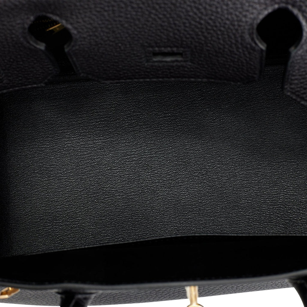 Hermes Birkin 30 Black Togo Gold Hardware