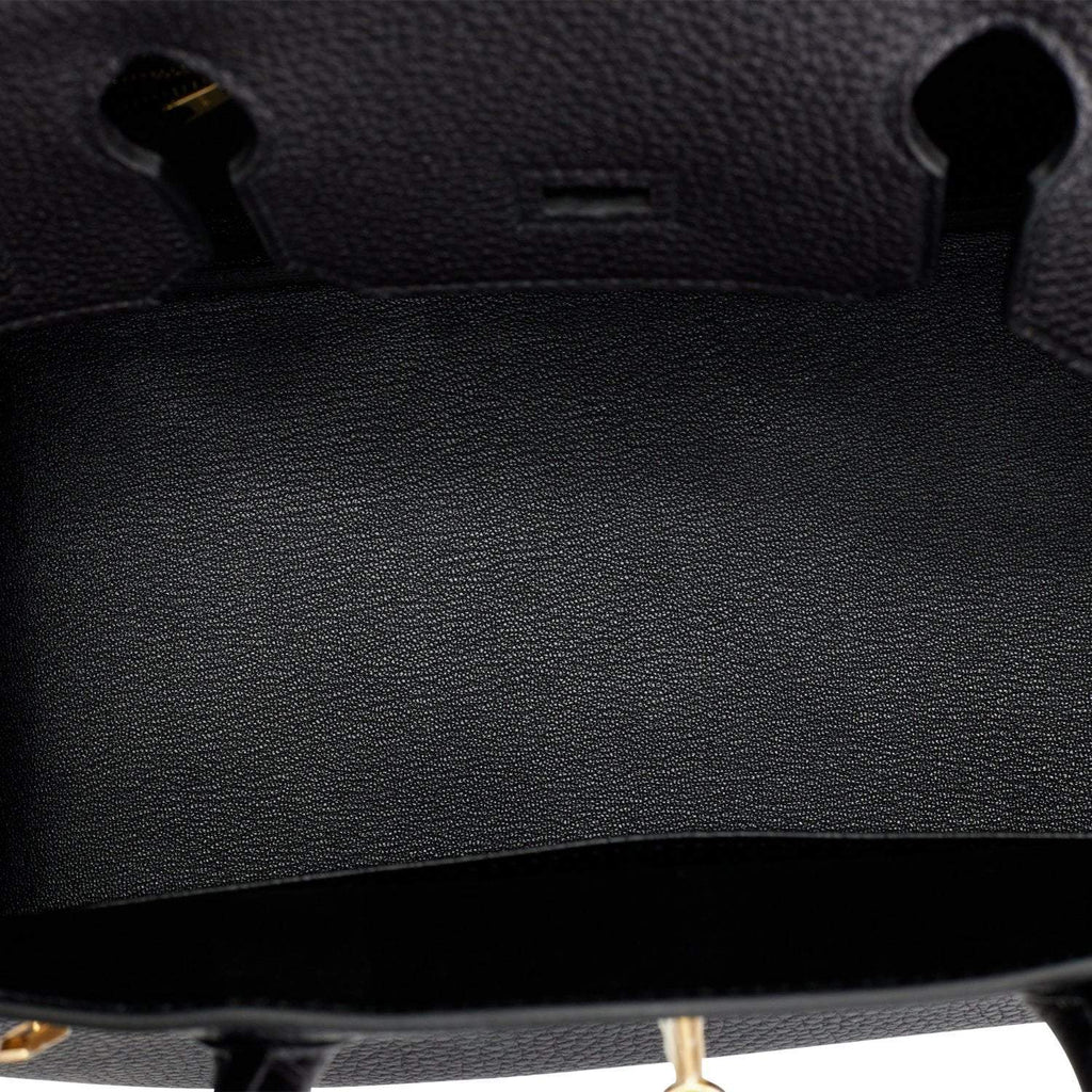Hermes Birkin 30 Black Togo Gold Hardware